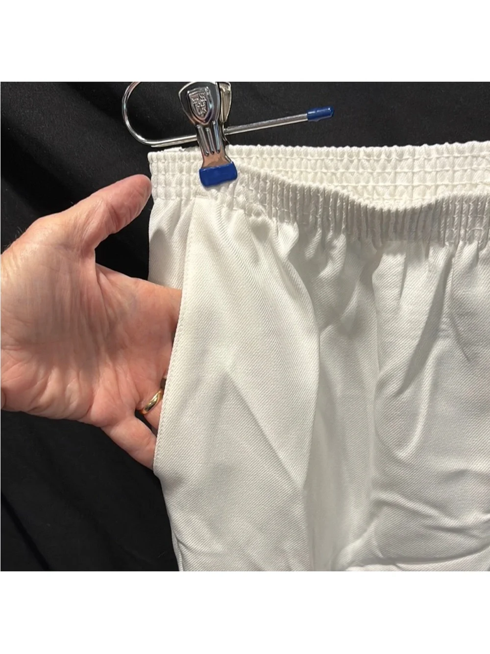 Alfred Dunner White Straight Leg Pants